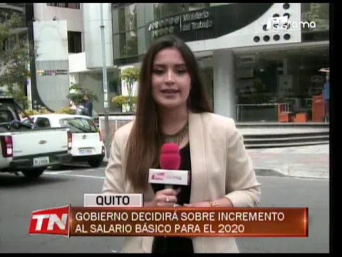 Gobierno decidirá sobre incremento al salario básico para el 2020