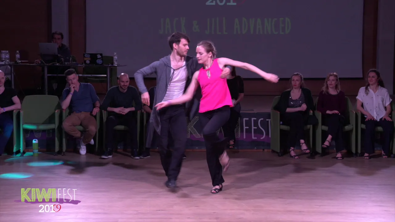 Clement Turpain & Alla Mosyakina - 2nd place Advanced Jack&Jill - KIWIfest 2019