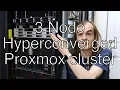 3 Node Hyperconverged Proxmox cluster Failure testing Ceph performance 10Gb mesh network
