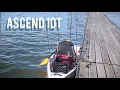 Ascend 10T Sit-On Top Kayak On The Water Review Can you stand up and Fish