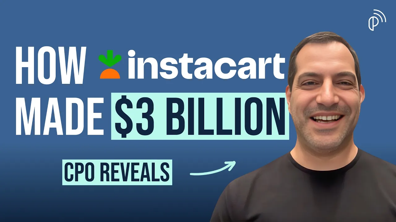 The Secrets of Instacart's AI: What’s Next for Personalized Shopping? with CPO Daniel Danker - YouTube thumbnail