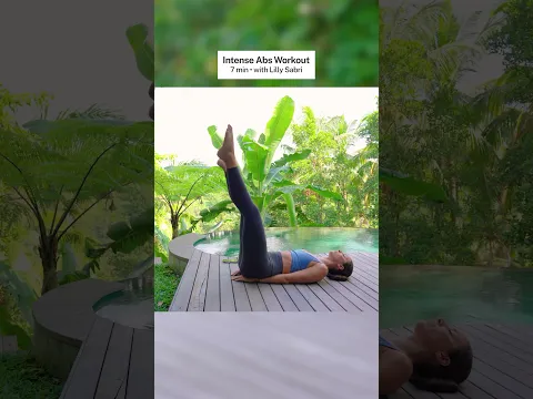 The 7-Min Intense Abs Workout I Did Yesterday 🔥 #pilates #abs #workout @LillySabri