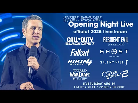 Video Thumbnail: 🔴 gamescom ONL 2025 Full Show: Call of Duty: Black Ops 7, Resident Evil, Fallout, LEGO Batman