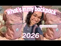 What s in my backpack 2026 university edition Kipling Seoul L 15 Laptop Backpack