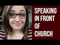 Tips for Speaking in Front of Church