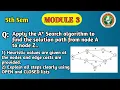 VTU 5th Sem A I Module 3 A Search Algorithm Solved Example OPEN CLOSED List BCS515B