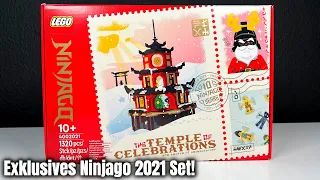 Seltenes LEGO Ninjago Set [mit allen goldenen Figuren!] | 'Temple of Celebration' | Set 4002021
