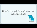 Creating Line Graphs with Phase Change Line in Google Sheets