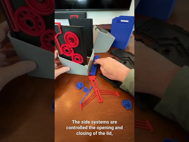 GearBin – Mini Mechanized Trash Bin video thumbnail