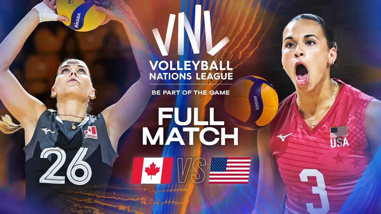 Canada 🇨🇦 vs. USA 🇺🇸 | VNL 2025 - Full Match | Week 3