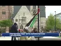 UW-Madison s meet with campus protesters
