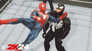 Download Venom Vs Spider-Man | Marvel Vs Marvel  - WWE 2K24 - PS5 [4K 60FPS] MP3