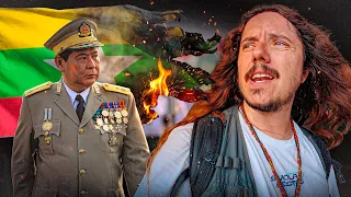 da solo nella dittatura militare più instabile al mondo 🇲🇲
