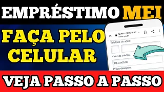 EMPRÉSTIMO PARA MEI NEGATIVADO! ATÉ R$3.000 - FAÇA SEM SAIR DE CASA.