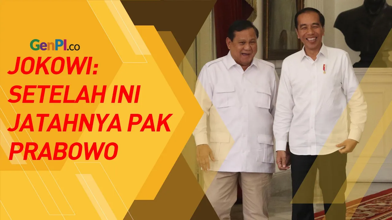 2 Kali Menang Pilpres, Jokowi: Setelah Ini Jatahnya Pak Prabowo