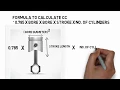 how to calculate cc of a engine