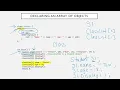 arrays of objects and classes with arrays overview