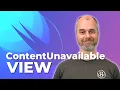SwiftUI Elements ContentUnavailable View iOS17