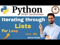 38 Iterating Through Lists in Python Python PCEP Certification PCEP-30-02