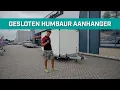 Download Lagu Humbaur gesloten aanhanger met zakbare laadvloer (werking)