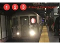 MTA New York City Subway Delayed 1 2 3 Trains at Times Square 60 FPS