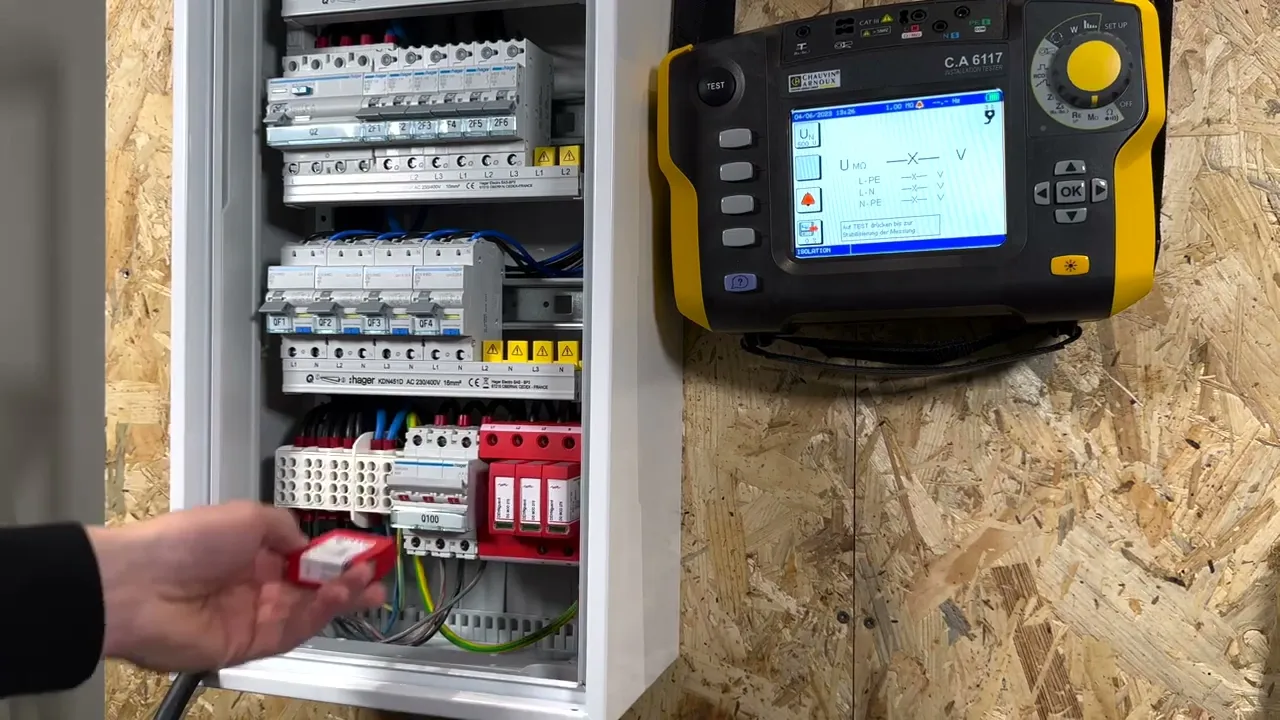 Vérification d’installation avec le CA 6117 (Chauvin Arnoux)