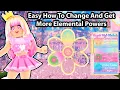EASY How To Change And Get More Elemental Powers In Campus 3 New School Update Royale High