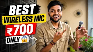 इतना सस्ता 😱 BESE WIRELESS MIC FOR YOUTUBE VIDEOS | ₹700 Only | Full Review 🔥 