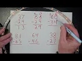 2 Digit Subtraction with Regrouping - Maths with Examples