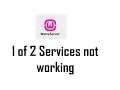 1 of 2 services not running WAMP