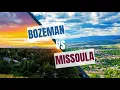 Bozeman Montana vs Missoula Montana Where in Montana is right for you Moving to Montana VLOG