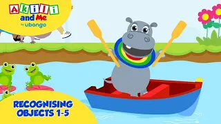 Recognising objects 1-5 | Learn Math with Akili  | Preschool Learning