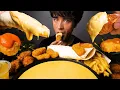 ASMR Eating EXTRA CHEESE SAUCE on CRISPY CHICKEN varieties from McDonalds McBang ASMR
