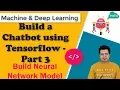 How to Build an amazing Contextual Chatbot using Tensorflow - Part 3 Develop Neural Network Model
