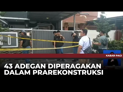 Polisi Gelar Prarekonstruksi Anak SD Diduga Bunuh Ibu Kandung
