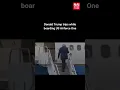 Donald Trump trips while boarding US Airforce One News Arena India