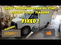 CHEVY CRANK NO START SECURITY LIGHT FLASHING FIXED