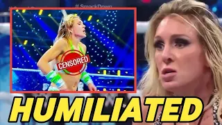 5 MINS AGO Charlotte Flair Humiliated After WWE SmackDown Wardrobe Malfunction
