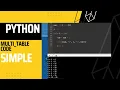 Programming Multiplication Table Using While loop in Python