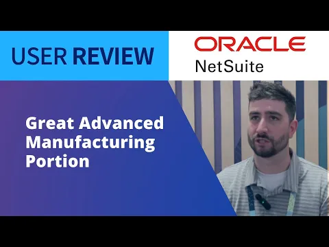 Thumbnail for Business System Analyst Appreciates the Advanced Features | NetSuite ERP