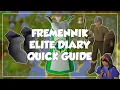 Fremennik Elite Diary Quick Guide - Old School