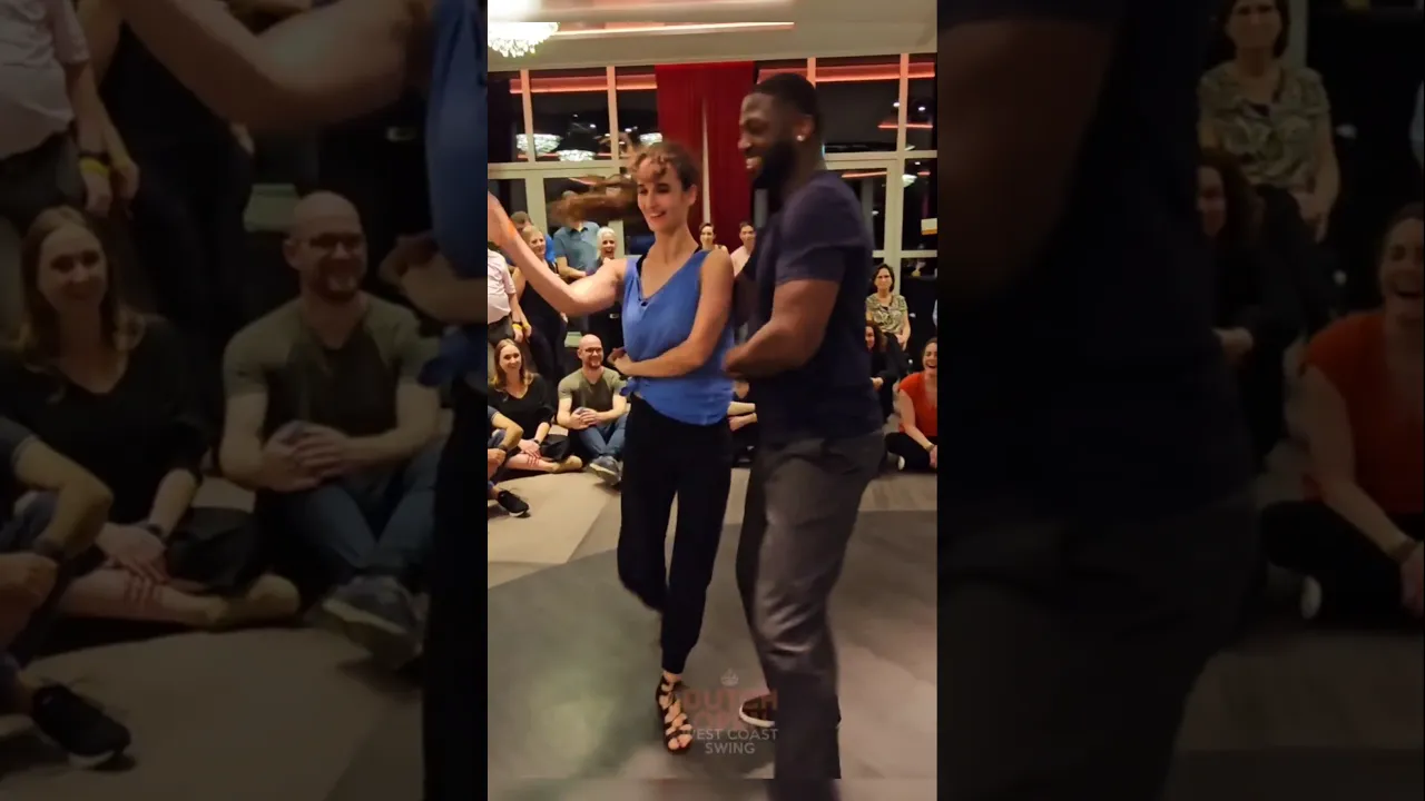 Stealthy 🍑 slap 😜 #improv #westcoastswing Part 2