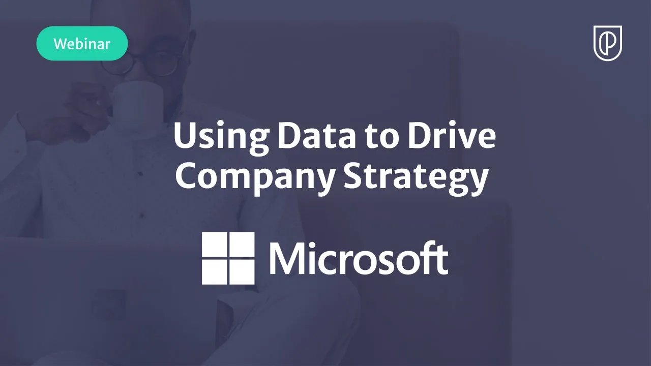 Webinar: Using Data to Drive Company Strategy by Microsoft Product Leader, Dalan Mendonca  - YouTube thumbnail
