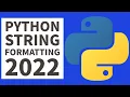 How To Format Strings In Python - Beginners Tutorial 2022