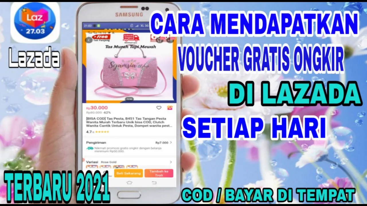 CARA MENDAPATKAN VOUCHER GRATIS ONGKIR SETIAP HARI DI LAZADA #belanjaonline