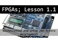 FPGAs Lesson 1 1 Altera Development