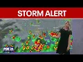 Houston weather forecast Heavy rain could cause street flooding