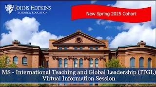 MS in Education - ITGL NEW Spring 2025 Cohort