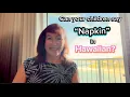 Kawele Napkin Hawaiian 2 Minute Language Lessons