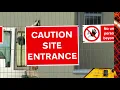 Construction Signs by Florida Sun Printing
